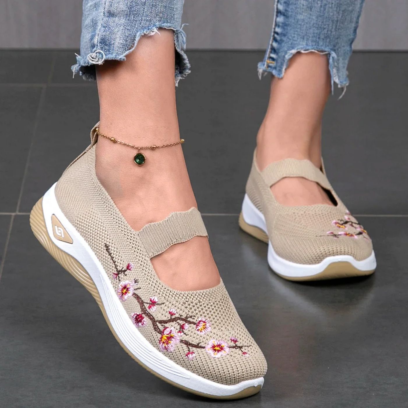 Sandrine | Stijlvolle ademende orthopedische schoenen