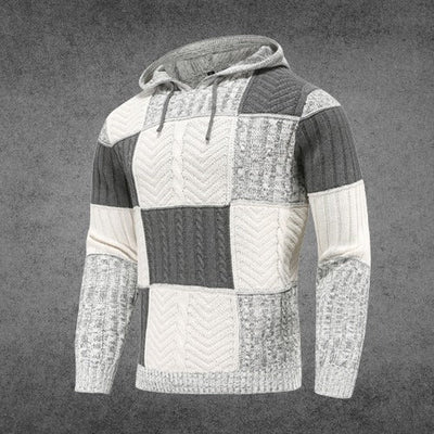 Leif | Moderne wollen hoodie voor heren