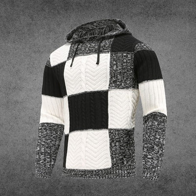 Leif | Moderne wollen hoodie voor heren