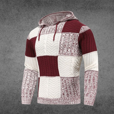 Leif | Moderne wollen hoodie voor heren