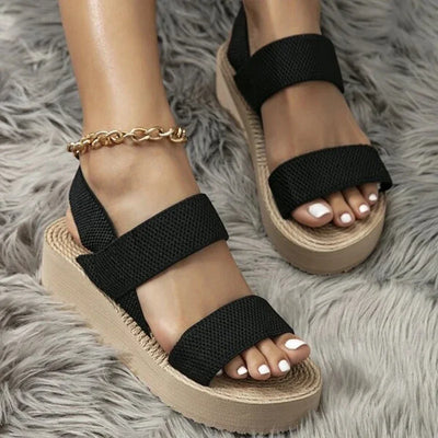 Eloise | Lichtgewicht Sandalen met sleehak