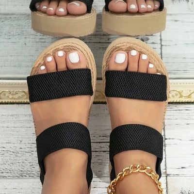 Eloise | Lichtgewicht Sandalen met sleehak