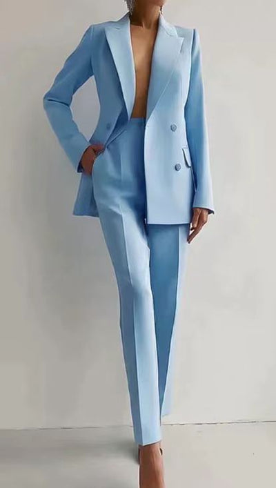 Liza | Dames Pak 2 Delig met Blazer en Taps Toelopende Broek 1
