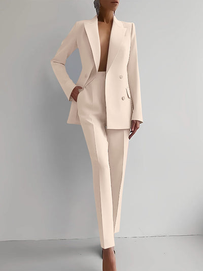 Liza | Dames Pak 2 Delig met Blazer en Taps Toelopende Broek 5