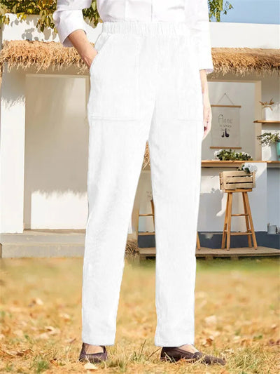 Isley | Effen geribde broek voor dames