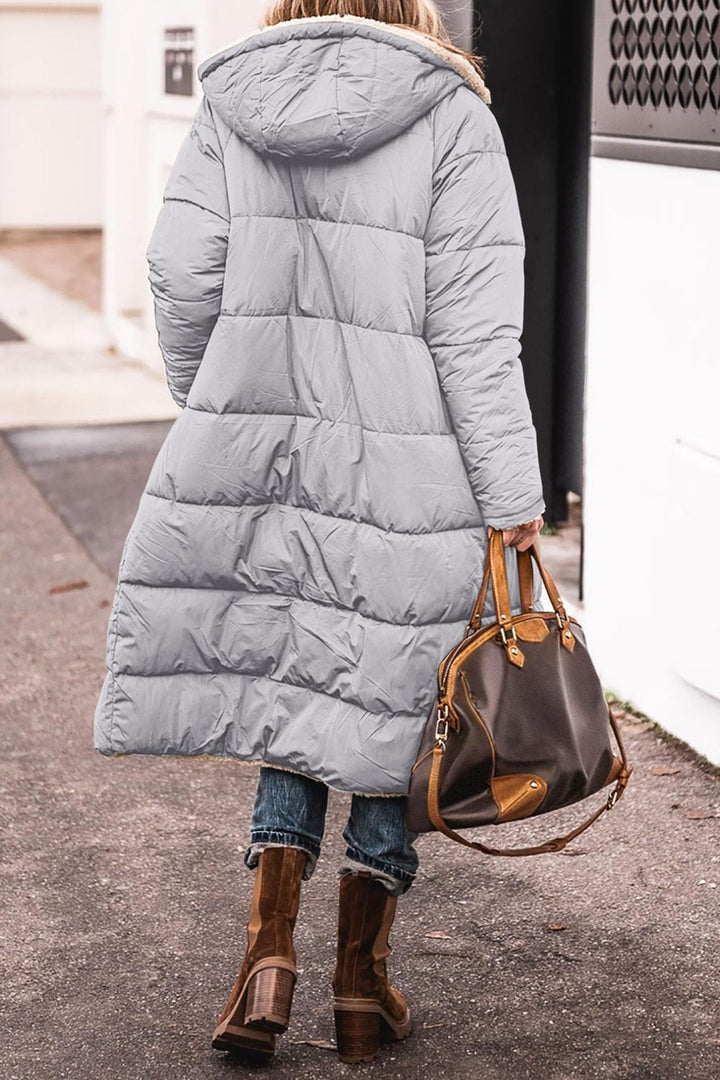 Sasha | Lange pluche jas