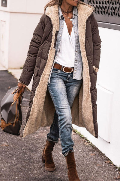 Sasha | Lange pluche jas