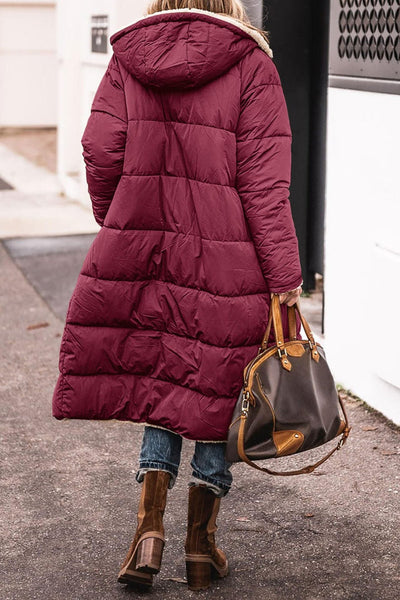 Sasha | Lange pluche jas