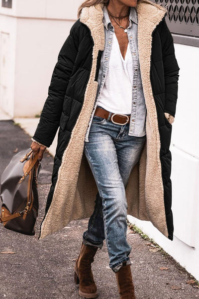 Sasha | Lange pluche jas