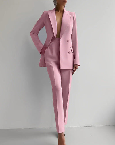 Variant image for Liza | Dames Pak 2 Delig met Blazer en Taps Toelopende Broek-26
