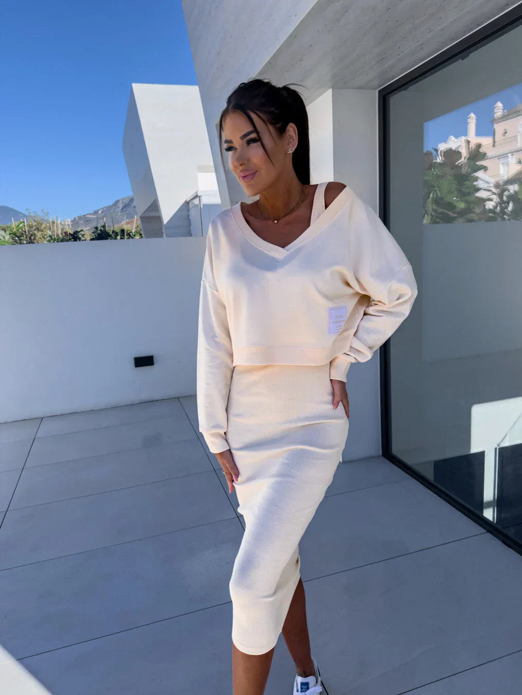 Olivia | Sweatshirt en comfortjurk