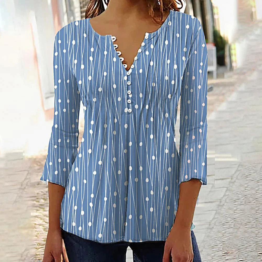 LISA | ELEGANTE V-HALS BLOUSE