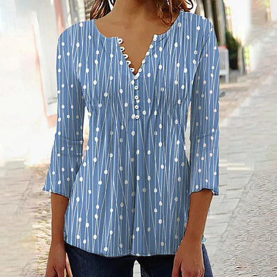 LISA | ELEGANTE V-HALS BLOUSE