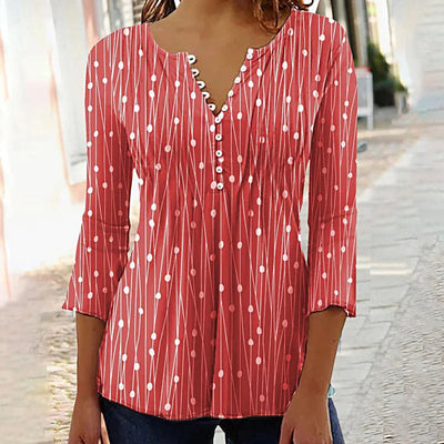 LISA | ELEGANTE V-HALS BLOUSE