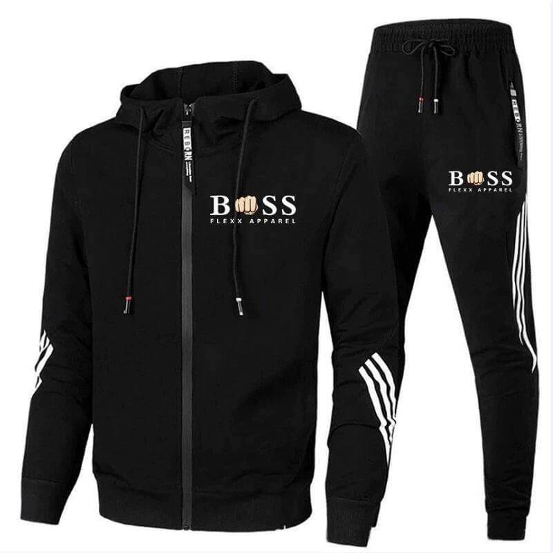 Variant image for Heren Sportset - Ademend Polyester Trainingspak, Comfortabele Pasvorm-7