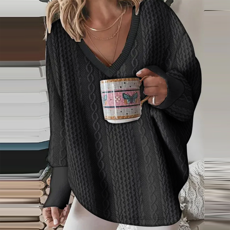 Gitte | Elegante Trui met V-Hals