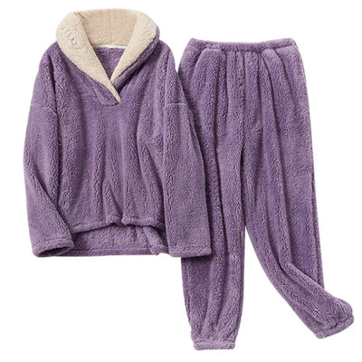 Roma | Fluffy Fleece Pyjama Set