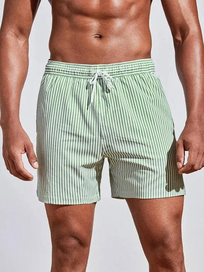 Gestreepte Zwembroek Heren | Sneldrogende Badkleding 3