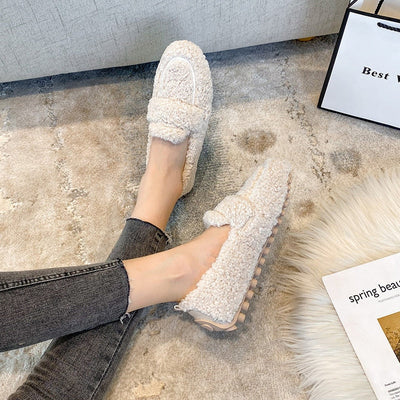 Katie | Pluche pantoffel schoenen
