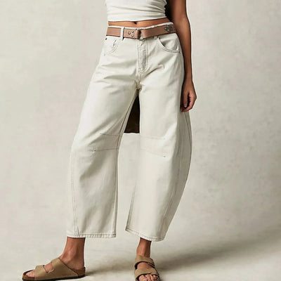 Laura | Broek met wijde snit