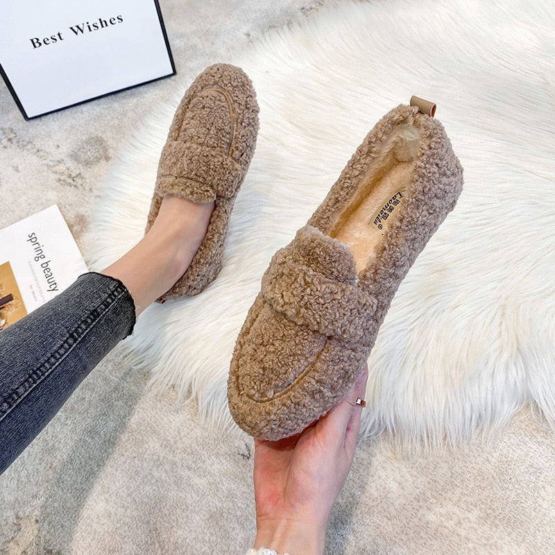 Katie | Pluche pantoffel schoenen