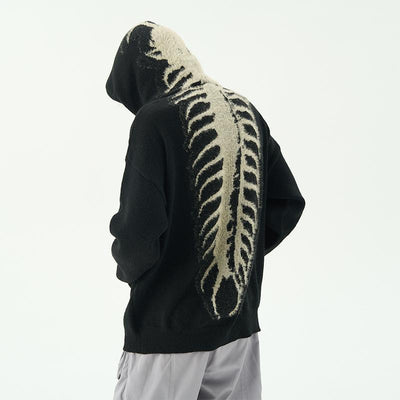 Adil | Gebreide Duizendpoot hoodie