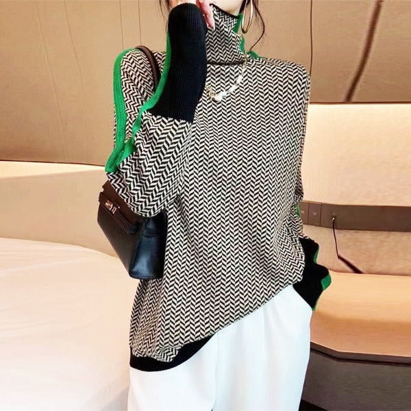 Anna | Trui met patroon