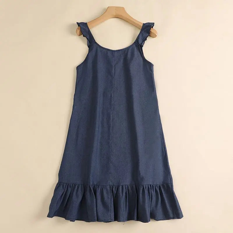 Amalia | Denim stijl zonnejurk