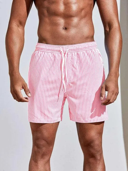 Gestreepte Zwembroek Heren | Sneldrogende Badkleding 4