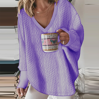 Gitte | Elegante Trui met V-Hals