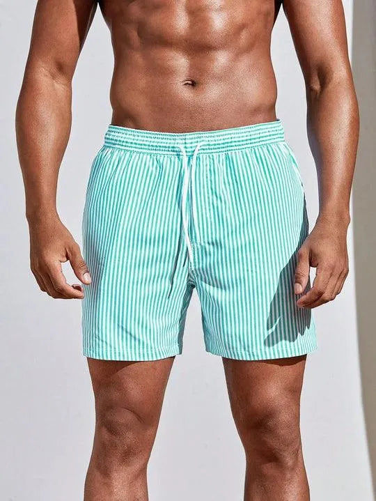 Gestreepte Zwembroek Heren | Sneldrogende Badkleding 5