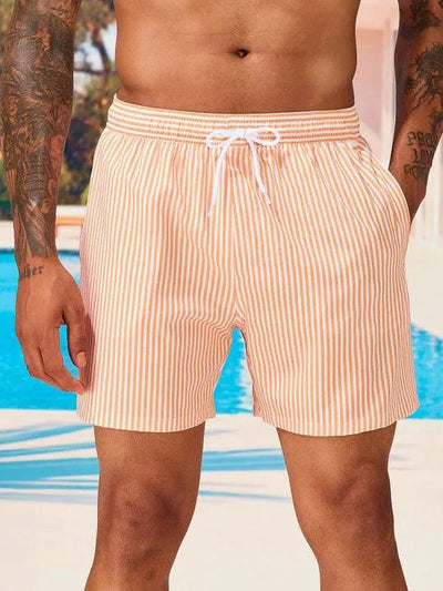 Gestreepte Zwembroek Heren | Sneldrogende Badkleding 1