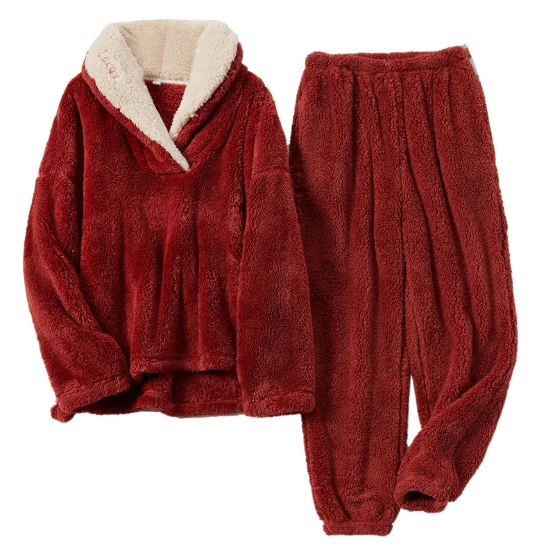 Roma | Fluffy Fleece Pyjama Set
