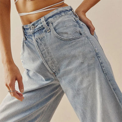 Amie | Spijkerbroek met hoge taille