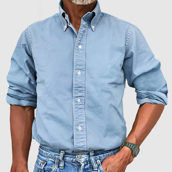 Martin | Klassiek shirt met lange mouwen