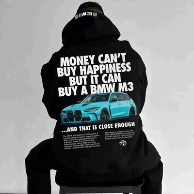 Variant image for Zwarte Hoodie Heren – Oversized Katoenmix met Uniek Motief-19