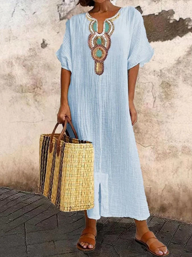 Luchtige Caftan | Etnisch Geïnspireerd Zomerfashion 4