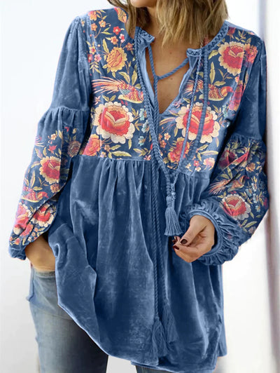 Camilla | Vintage trui met V-hals