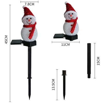 Ledsen | Zonne-energie Sneeuwpop Lamp (1+1 GRATIS)