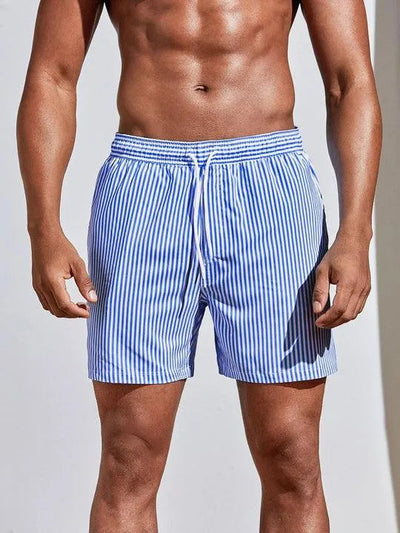 Gestreepte Zwembroek Heren | Sneldrogende Badkleding 6