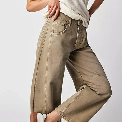 Laura | Broek met wijde snit