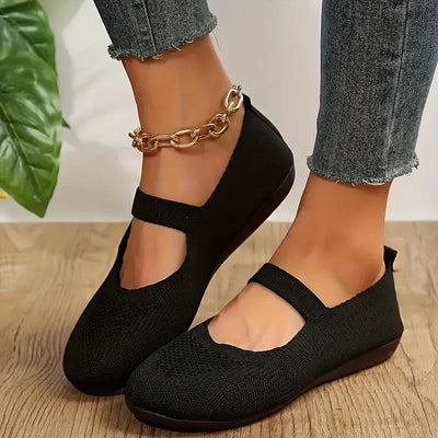 Nyxara Slippers Dames – Ademend Gebreid Bovenwerk, Lichtgewicht Comfort-2