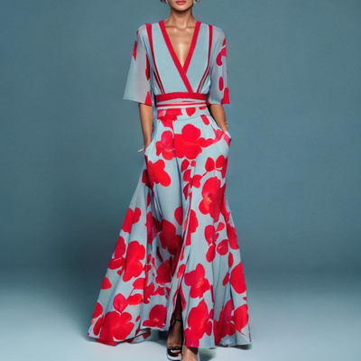 Laura | Jurk met elegante mouwen