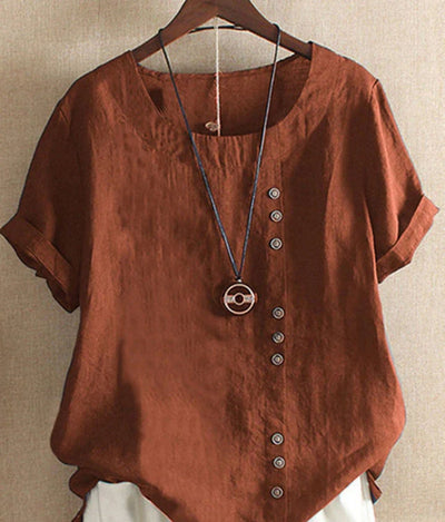 Sophia | Cómodo top de lino para el verano