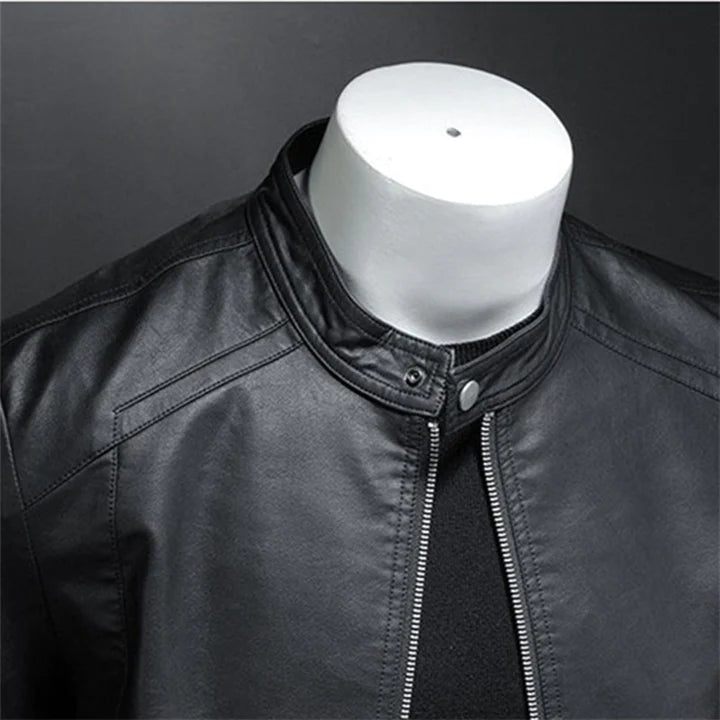 Elegante LEREN JAS