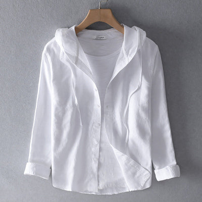 Salwa | Lichtgewicht blouse met capuchon