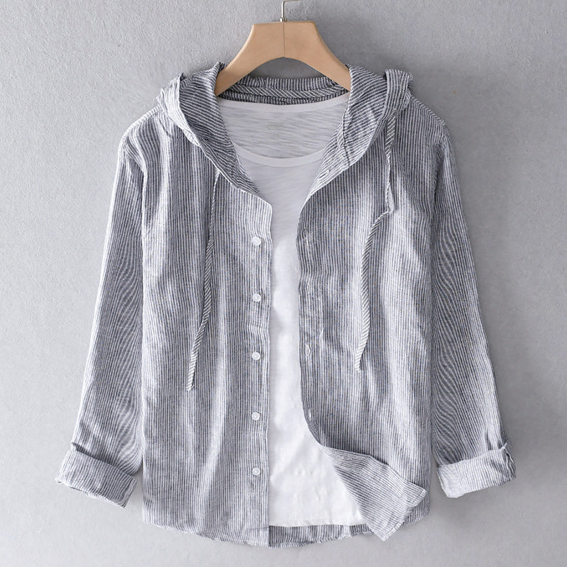 Salwa | Lichtgewicht blouse met capuchon