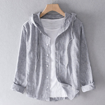 Salwa | Lichtgewicht blouse met capuchon