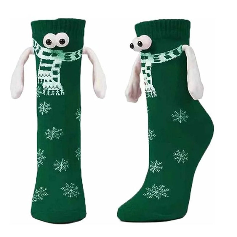 Martha | Kerstmis hand-in-hand sokken (1+1 Gratis)