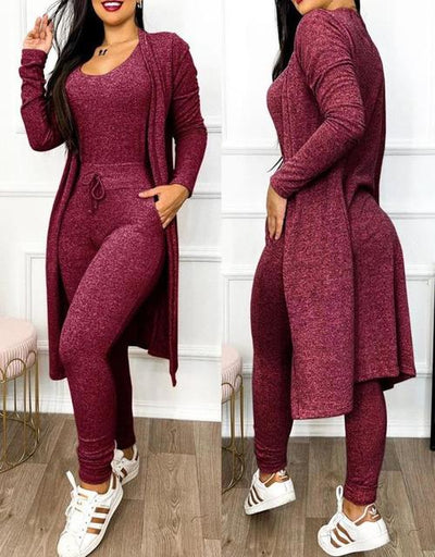 Aubree | skinny jumpsuit en jasje